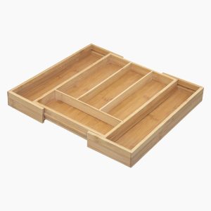 Adeline – Besticklåda i bambu med utdragbar funktion