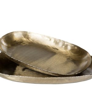 Fat Pim Borstad Mässing  set med 2 storlekar