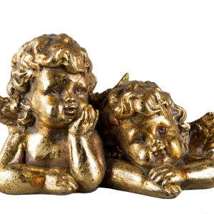 Ängel/Barn Guldfärgad 18x10x7 cm