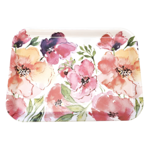 Bricka Melamin Vallmopion 43×32