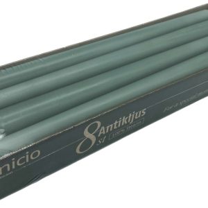 inicio Antikljus Grön 100%stearin 25cm 8-p 7h Svan