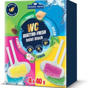 General Fresh WC  Block Quattro 4x40g