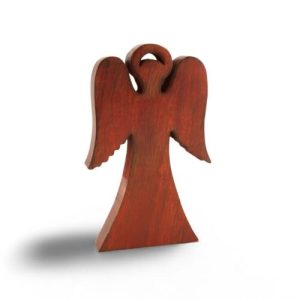 Ängel dekoration Elegant röd 28cm