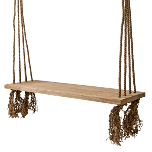 Gunga mangoträ / jute ljusbrun B 100 cm