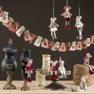 Adventskalender med 24 tomtesäckar 180 cm