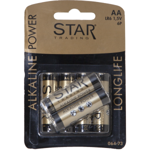 Batteri AA 1,5 V 6-pack