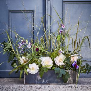 Blomlåda / Kruka i järn 3-pack