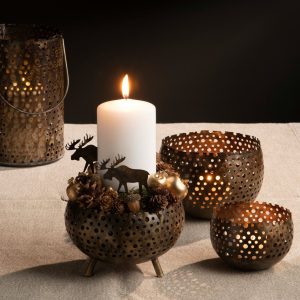 Blomstick Älg metall 2-pack