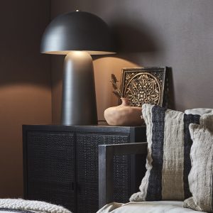 Bordslampa / Svamplampa Grå H 61 cm