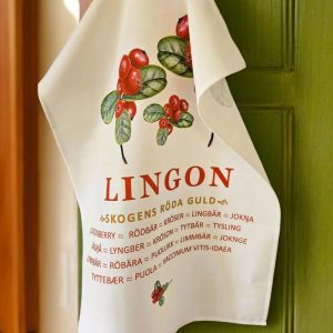 Kökshandduk – Lingon