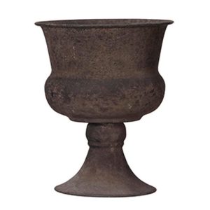 Rostig pokal / kruka H 19 cm