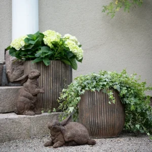 Rostbrun kruka 30 x 32 cm