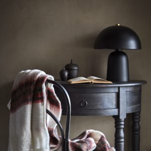 Bordslampa / Svamplampa Svart H 38 cm