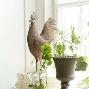 Dekoration rostig tupp